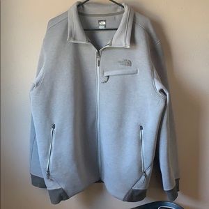 North face gray jacket
